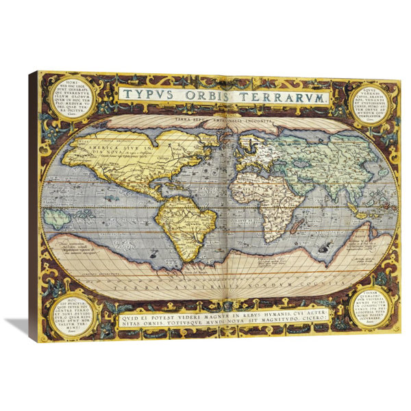Global Gallery 'Theatrum Orbis Terrarum' by Abraham Ortelius Graphic